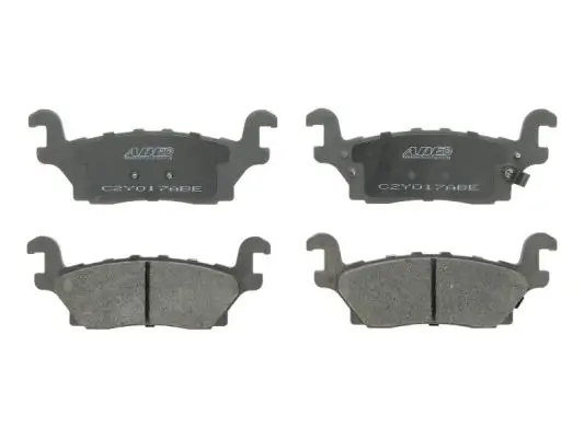 Bremsbelagsatz, Scheibenbremse Hinterachse ABE C2Y017ABE
