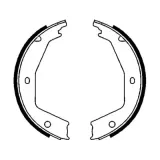 Bremsbackensatz, Feststellbremse Hinterachse ABE CRG001ABE