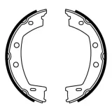 Bremsbackensatz, Feststellbremse Hinterachse ABE CRI001ABE