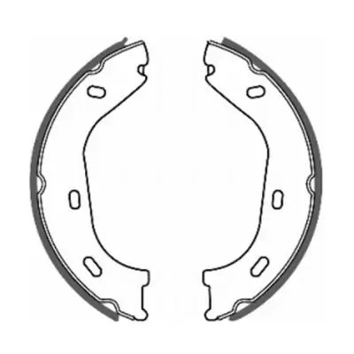 Bremsbackensatz, Feststellbremse Hinterachse ABE CRM000ABE