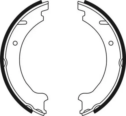 Bremsbackensatz, Feststellbremse Hinterachse ABE CRV002ABE