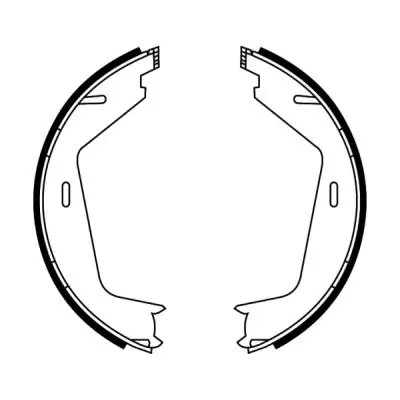 Bremsbackensatz, Feststellbremse Hinterachse ABE CRV005ABE Bild Bremsbackensatz, Feststellbremse Hinterachse ABE CRV005ABE