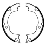 Bremsbackensatz, Feststellbremse Hinterachse ABE CRX002ABE