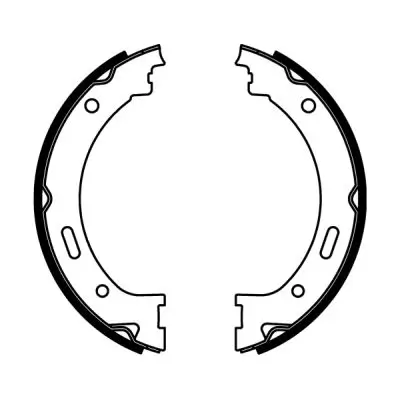 Bremsbackensatz Hinterachse ABE CRY002ABE Bild Bremsbackensatz Hinterachse ABE CRY002ABE