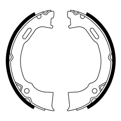 Bremsbackensatz, Feststellbremse Hinterachse ABE CRY008ABE Bild Bremsbackensatz, Feststellbremse Hinterachse ABE CRY008ABE