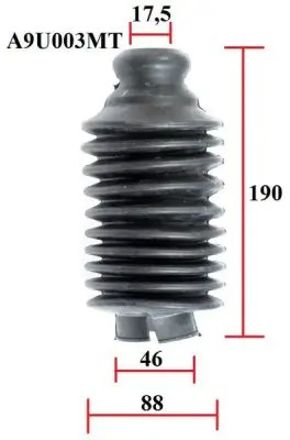 Schutzkappe/Faltenbalg, Stoßdämpfer beidseitig Magnum Technology A9U003MT Bild Schutzkappe/Faltenbalg, Stoßdämpfer beidseitig Magnum Technology A9U003MT