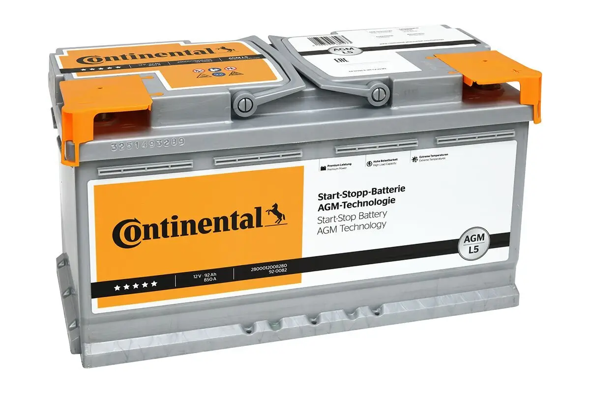 Starterbatterie 12 V 92 Ah CONTINENTAL 2800012008280