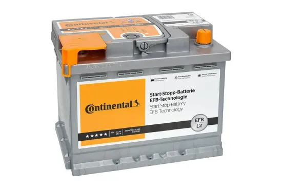 Starterbatterie 12 V 60 Ah CONTINENTAL 2800012038280 Bild Starterbatterie 12 V 60 Ah CONTINENTAL 2800012038280