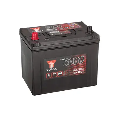 Starterbatterie 12 V 72 Ah YUASA YBX3031 Bild Starterbatterie 12 V 72 Ah YUASA YBX3031