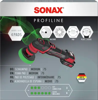 Stützteller, Poliermaschine SONAX 04985000