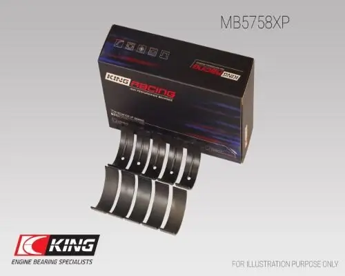 Kurbelwellenlagersatz KING MB5758XP Bild Kurbelwellenlagersatz KING MB5758XP