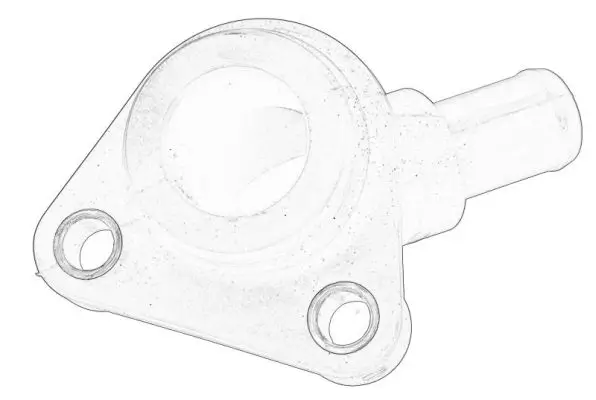 Kühlmittelflansch THERMOTEC SI-IV64