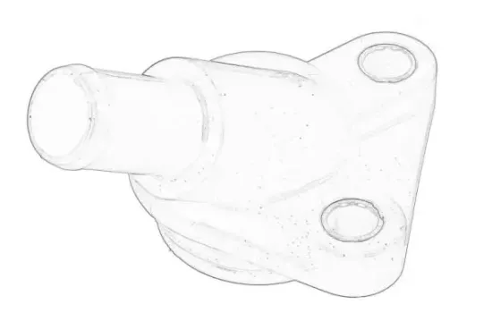 Kühlmittelflansch THERMOTEC SI-IV64 Bild Kühlmittelflansch THERMOTEC SI-IV64
