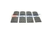 Bremsbelagsatz, Trommelbremse AUGER 78289