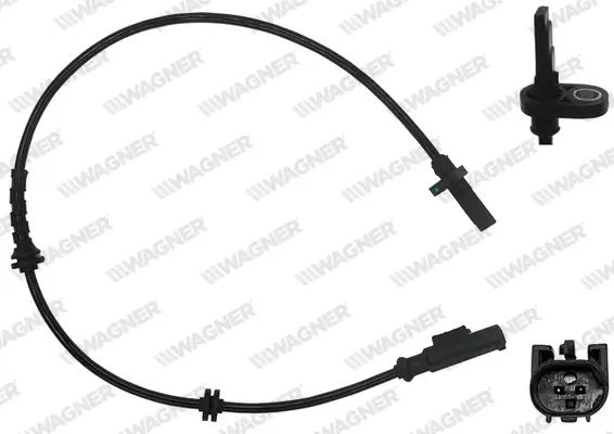 Sensor, Raddrehzahl Hinterachse WAGNER ABS00015