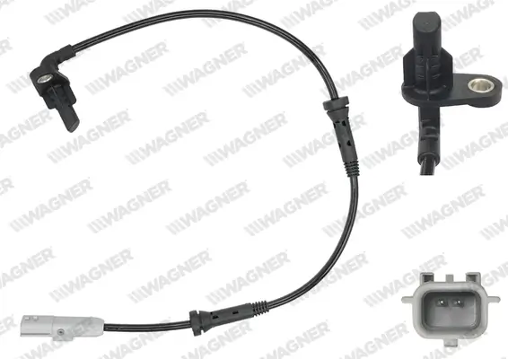 Sensor, Raddrehzahl Hinterachse links WAGNER ABS00065