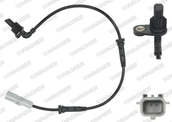 Sensor, Raddrehzahl Hinterachse rechts WAGNER ABS00066