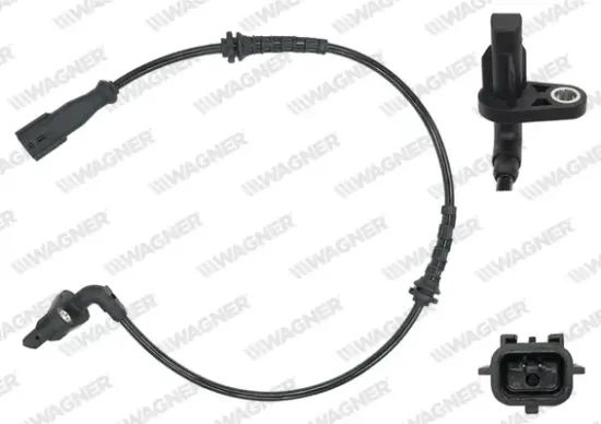 Sensor, Raddrehzahl Hinterachse links WAGNER ABS00076 Bild Sensor, Raddrehzahl Hinterachse links WAGNER ABS00076