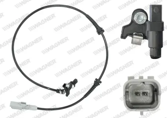 Sensor, Raddrehzahl Hinterachse WAGNER ABS00078 Bild Sensor, Raddrehzahl Hinterachse WAGNER ABS00078