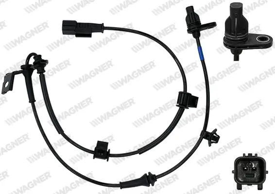 Sensor, Raddrehzahl Vorderachse rechts WAGNER ABS00086