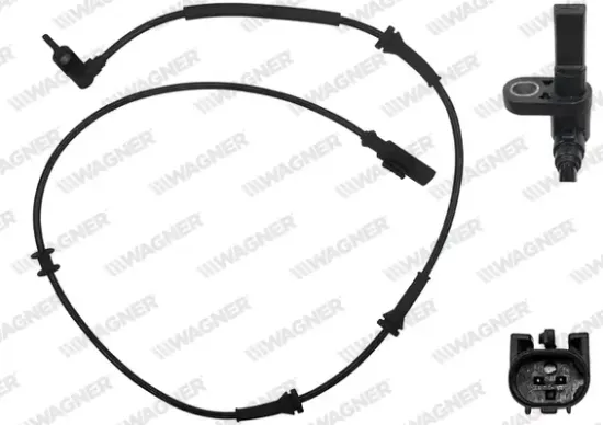 Sensor, Raddrehzahl Vorderachse WAGNER ABS00095 Bild Sensor, Raddrehzahl Vorderachse WAGNER ABS00095