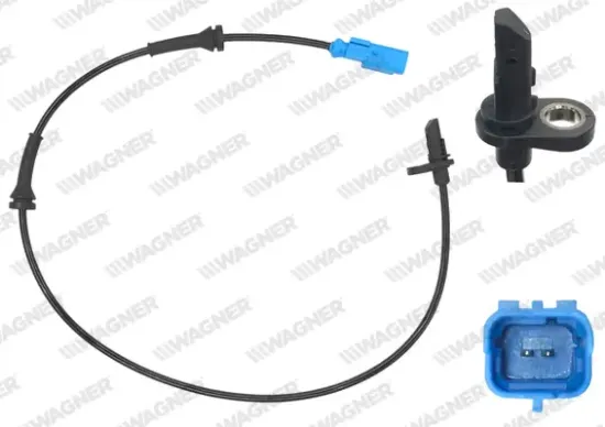 Sensor, Raddrehzahl 1. Hinterachse WAGNER ABS00105 Bild Sensor, Raddrehzahl 1. Hinterachse WAGNER ABS00105