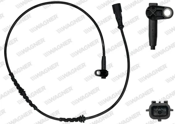 Sensor, Raddrehzahl Hinterachse WAGNER ABS00134