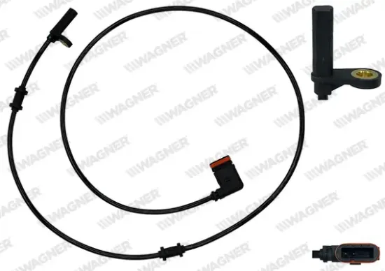 Sensor, Raddrehzahl Hinterachse links WAGNER ABS00137 Bild Sensor, Raddrehzahl Hinterachse links WAGNER ABS00137