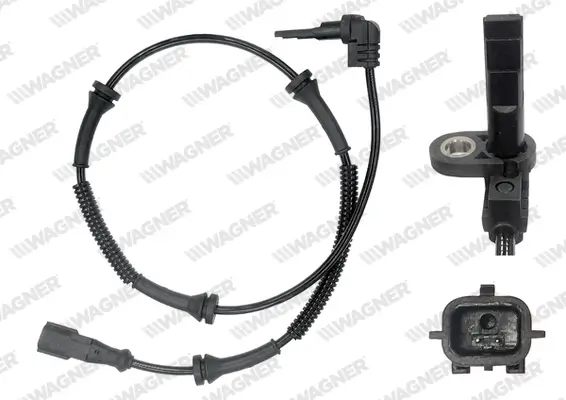 Sensor, Raddrehzahl Vorderachse WAGNER ABS00151