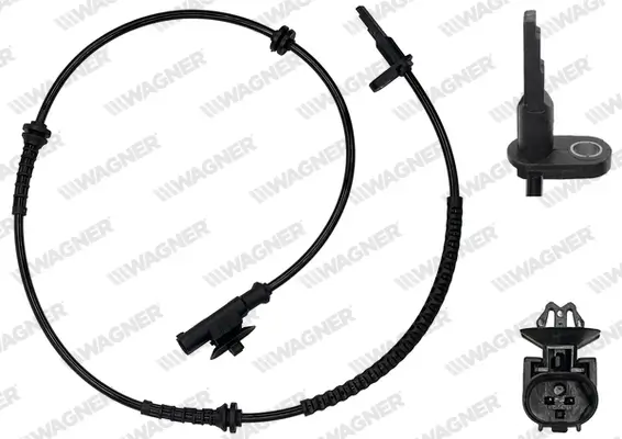 Sensor, Raddrehzahl Vorderachse WAGNER ABS00154