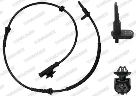 Sensor, Raddrehzahl Vorderachse WAGNER ABS00154 Bild Sensor, Raddrehzahl Vorderachse WAGNER ABS00154