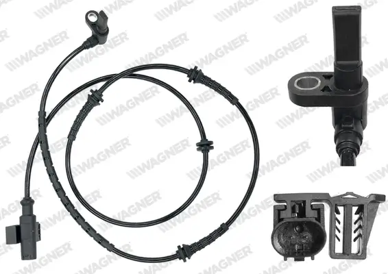 Sensor, Raddrehzahl Hinterachse WAGNER ABS00155