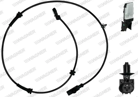 Sensor, Raddrehzahl Vorderachse WAGNER ABS00156