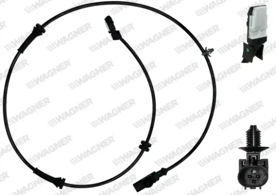Sensor, Raddrehzahl Vorderachse WAGNER ABS00156 Bild Sensor, Raddrehzahl Vorderachse WAGNER ABS00156