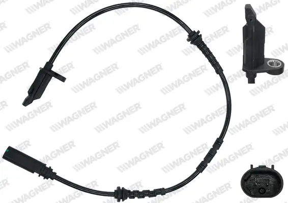 Sensor, Raddrehzahl Hinterachse WAGNER ABS00161