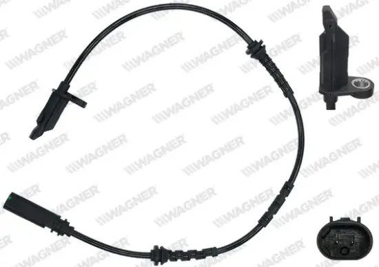 Sensor, Raddrehzahl Hinterachse WAGNER ABS00161 Bild Sensor, Raddrehzahl Hinterachse WAGNER ABS00161