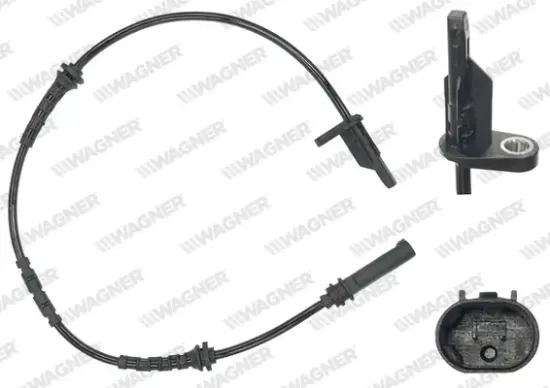 Sensor, Raddrehzahl Hinterachse WAGNER ABS00163 Bild Sensor, Raddrehzahl Hinterachse WAGNER ABS00163