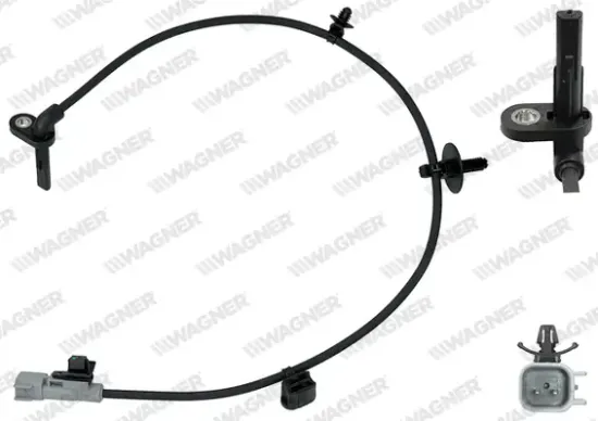 Sensor, Raddrehzahl Hinterachse links WAGNER ABS00172 Bild Sensor, Raddrehzahl Hinterachse links WAGNER ABS00172