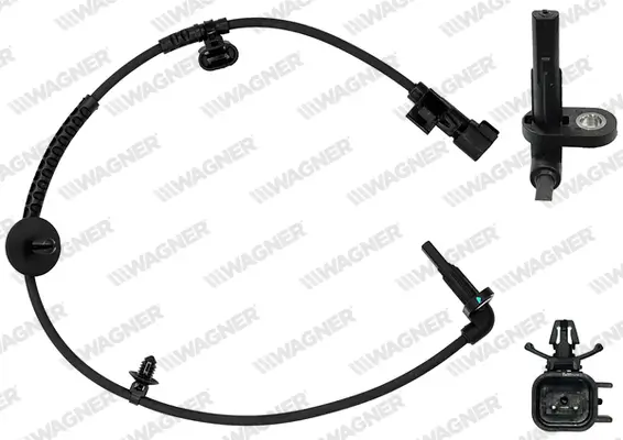 Sensor, Raddrehzahl WAGNER ABS00173