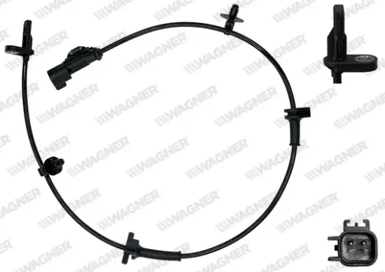Sensor, Raddrehzahl Vorderachse WAGNER ABS00182 Bild Sensor, Raddrehzahl Vorderachse WAGNER ABS00182