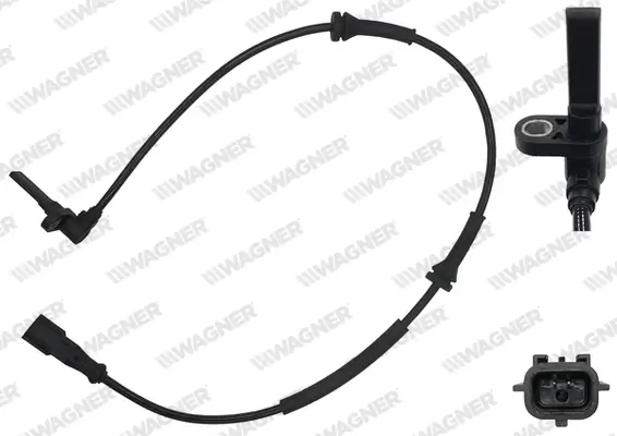 Sensor, Raddrehzahl Vorderachse WAGNER ABS00192