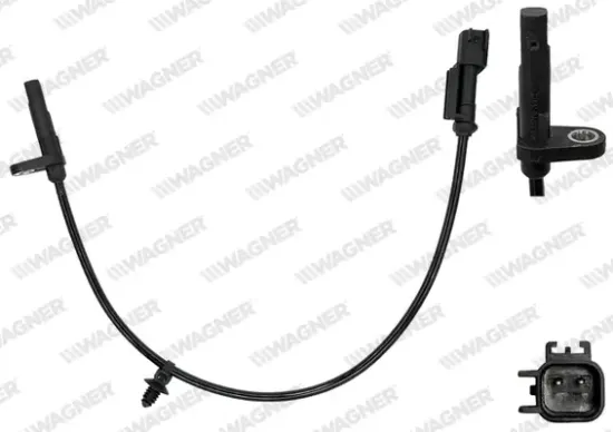 Sensor, Raddrehzahl Hinterachse WAGNER ABS00194 Bild Sensor, Raddrehzahl Hinterachse WAGNER ABS00194