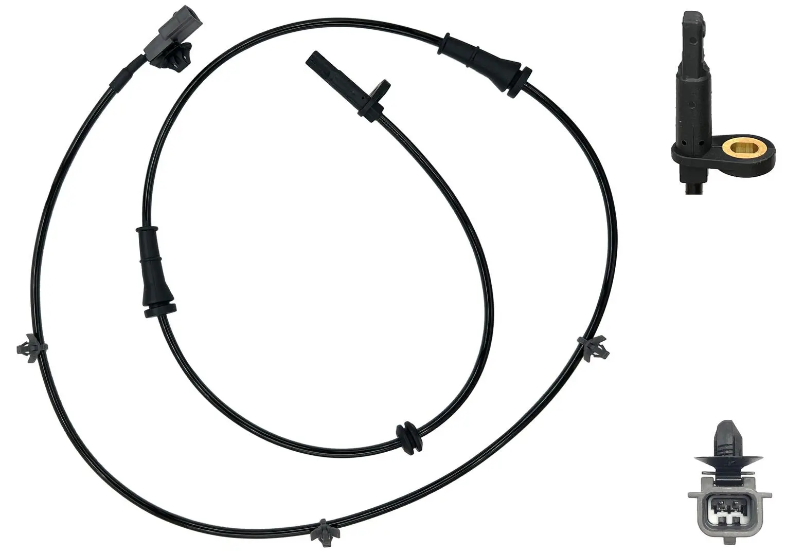 Sensor, Raddrehzahl Vorderachse WAGNER ABS00196