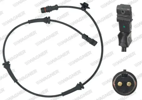 Sensor, Raddrehzahl Vorderachse WAGNER ABS00206 Bild Sensor, Raddrehzahl Vorderachse WAGNER ABS00206