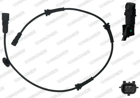 Sensor, Raddrehzahl Vorderachse WAGNER ABS00207 Bild Sensor, Raddrehzahl Vorderachse WAGNER ABS00207