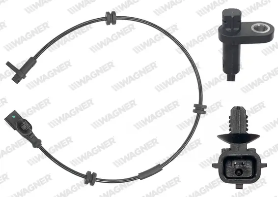 Sensor, Raddrehzahl Hinterachse WAGNER ABS00217