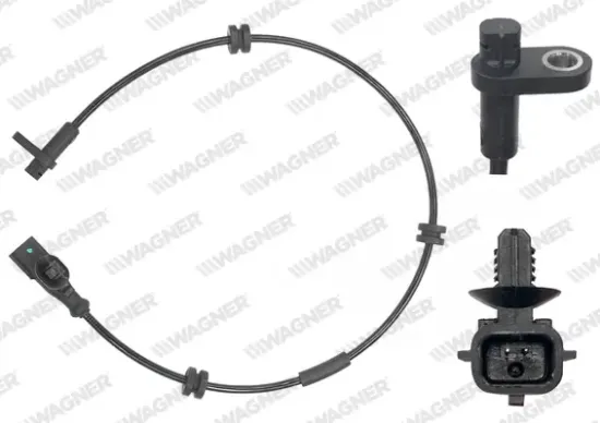 Sensor, Raddrehzahl Hinterachse WAGNER ABS00217 Bild Sensor, Raddrehzahl Hinterachse WAGNER ABS00217