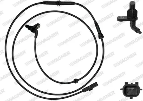 Sensor, Raddrehzahl Hinterachse rechts WAGNER ABS00218 Bild Sensor, Raddrehzahl Hinterachse rechts WAGNER ABS00218