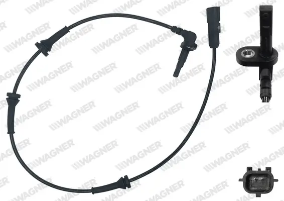 Sensor, Raddrehzahl Vorderachse WAGNER ABS00233