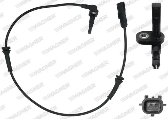 Sensor, Raddrehzahl Hinterachse WAGNER ABS00235 Bild Sensor, Raddrehzahl Hinterachse WAGNER ABS00235
